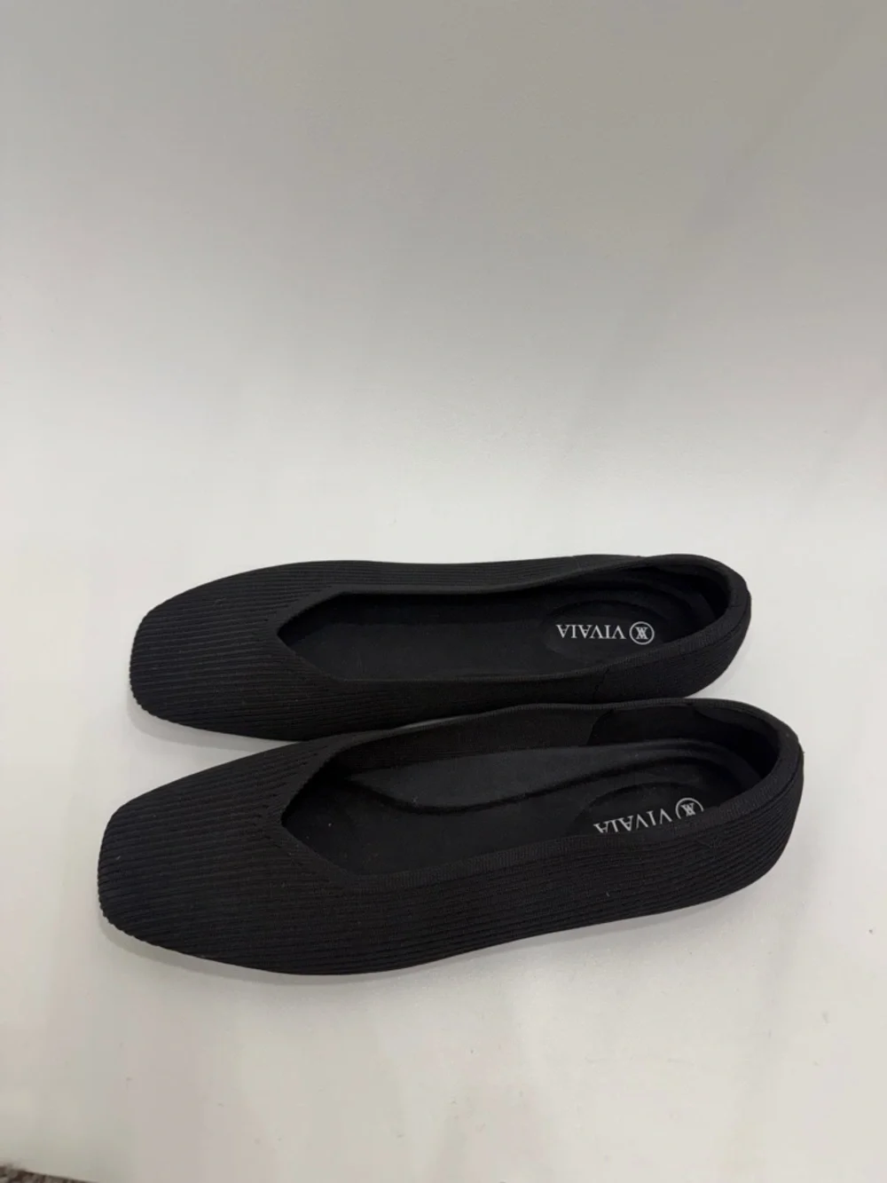 Vivaia Margot Ballet Square Toe black flats size 41.5